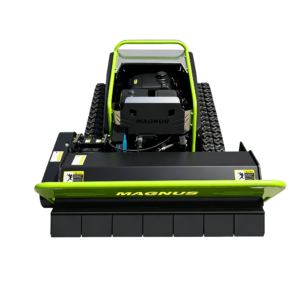 Front View of the Remote Controlled Lawn Mower