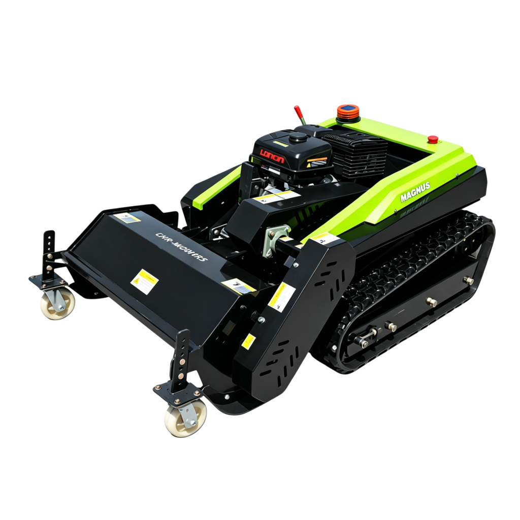 MAGNUS tracked brush mower, 45-degree view