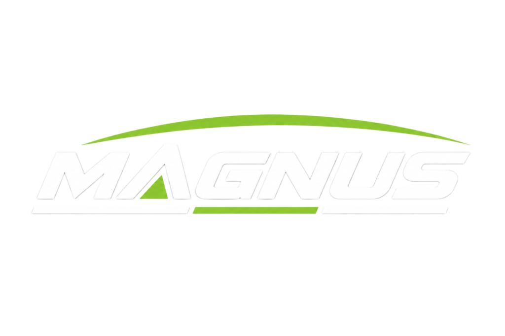 MAGNUS remote control machinery logo