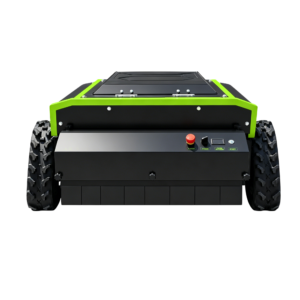 RC lawn mower Rear View